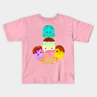 Ice cream ice cream ice CREAM Kids T-Shirt